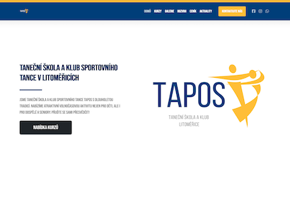 Náhled webu taneclitomerice.cz
