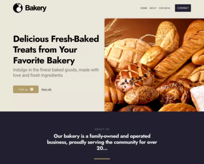 Náhled šablony Bakery 6