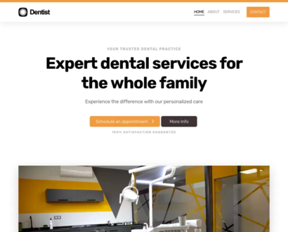 Náhled šablony Dentist 3