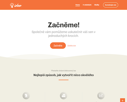 Náhled šablony Idea