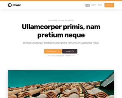 Náhled šablony Roofer 3