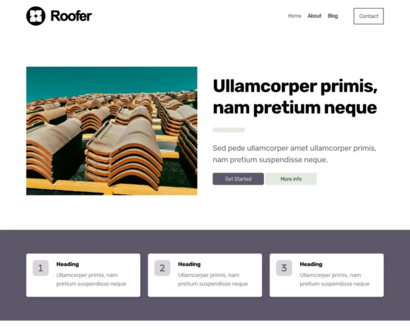 Náhled šablony Roofer 4