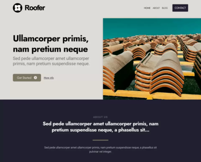 Náhled šablony Roofer 6