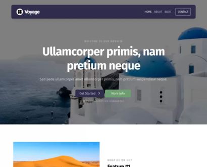 Náhled šablony Voyage 5