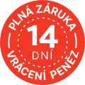Plná záruka vrácení peněz 14 dní